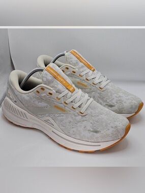 Brooks Adrenaline GTA 23 Women's Running Shoes in Blanc/Grey/Sunflower Medium B